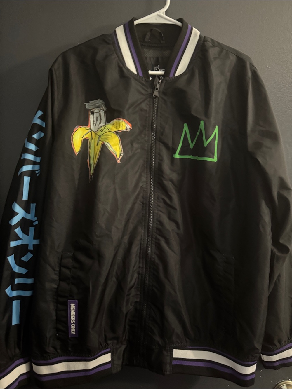 Men's Black Bomber Jacket